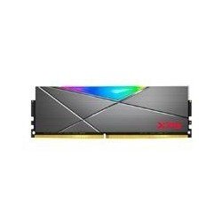 Memoria Adata UDIMM DDR4 32GB PC4-25600 3200MHz CL16 1.35v XPG Spectrix D50 RGB gris con disipador PC, gamer, alto rendimiento